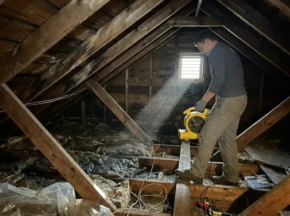 attic-water-damage-drying-proc-007 — frequently asked questions, Emergency Water Extraction & 24/7 Flood Response in Olney,…